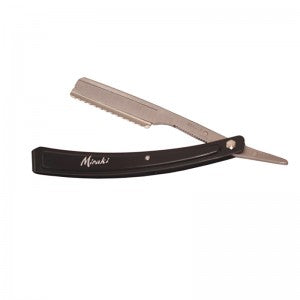 M9058  Miraki Folding razor (takes 2 in 1 blade) PK 10 stainless