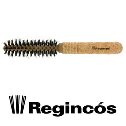 Euro cork round brushes with cork grip, 60% pure bristle, poly bag. 65 mm