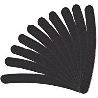 Nail files-Black boomerang 100/180 grit.