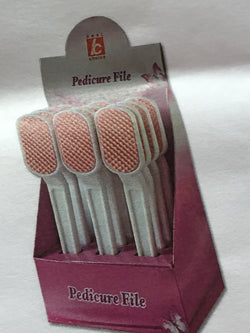 Ceramic foot-file 12 -piece display.