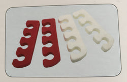 Toe nail separators (pack 2) styrene foam.