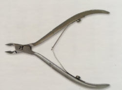 TRI 10cms / 2.5mm jaw, double spring, stainless steel.