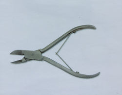 TRI Nail Nipper 11.5cms, double spring, curved jaw.