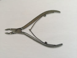 TRI Acrylic nipper, double spring, stainless steel, 6mm jaw.