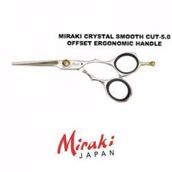 Miraki Crystal Smooth. Offset ergonomic handle with ball bearing polished.