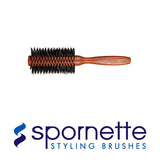 Spornette Italian collection boar bristle brushes with wooden handle S856  2"-3"XL dia