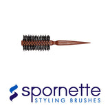 Spornette Italian collection boar bristle brushes with wooden handle S856  2"-3"XL dia