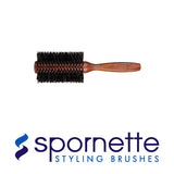 Spornette Italian collection boar bristle brushes with wooden handle S856  2"-3"XL dia